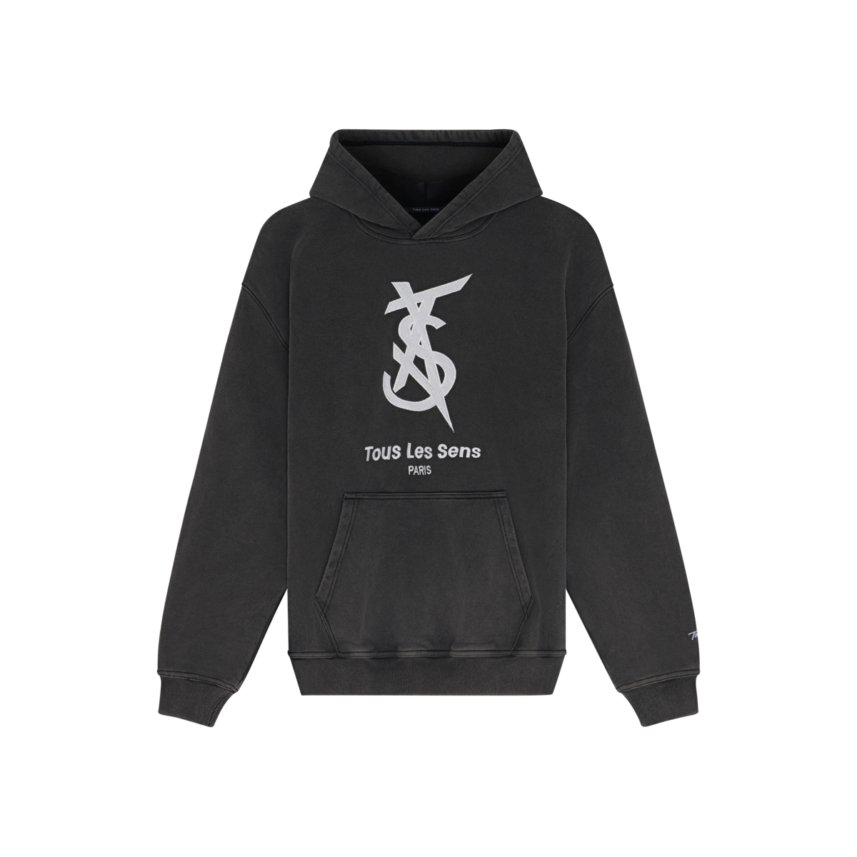 Sweat à capuche oversize FadeOut (délavage acide)