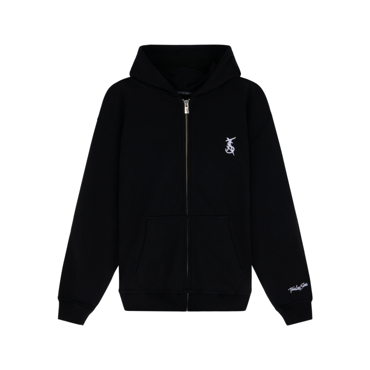 Sweat à capuche zippé oversize