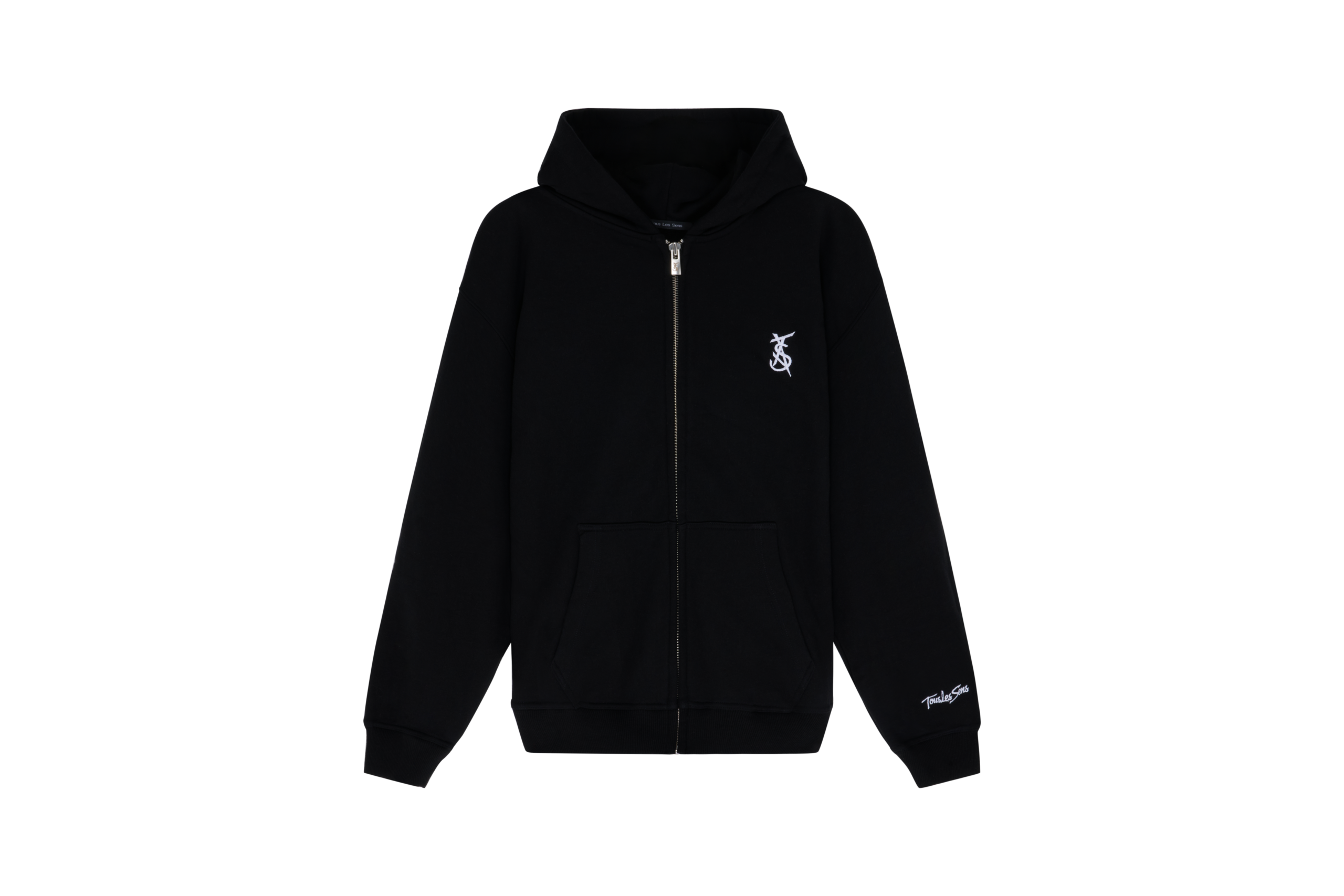 Sweat à capuche zippé oversize