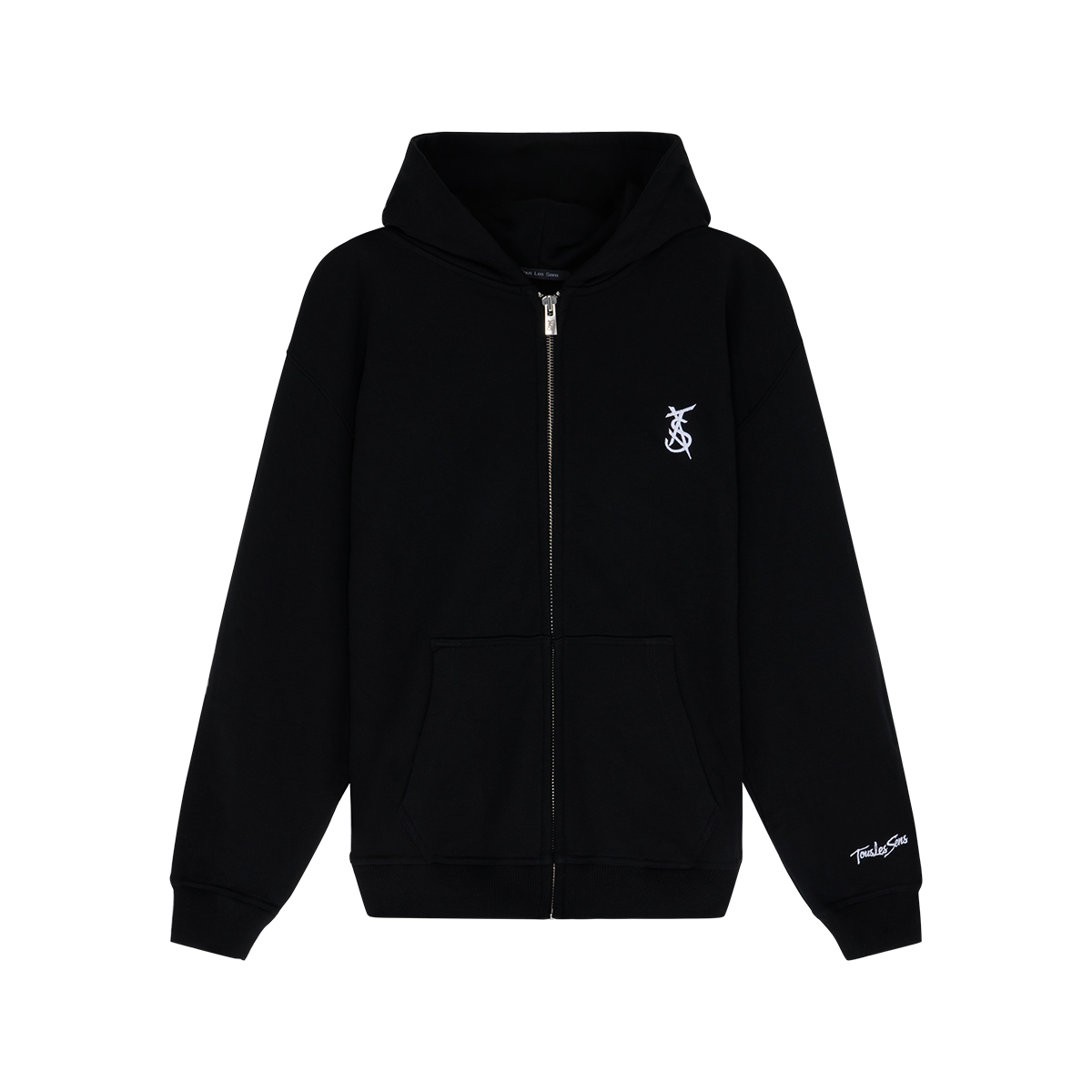 Sweat à capuche zippé oversize – Image 2